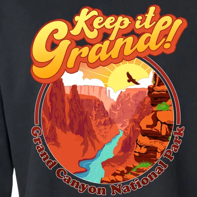 Keep It Grand! Great Canyon National Park Cropped Pullover Crew