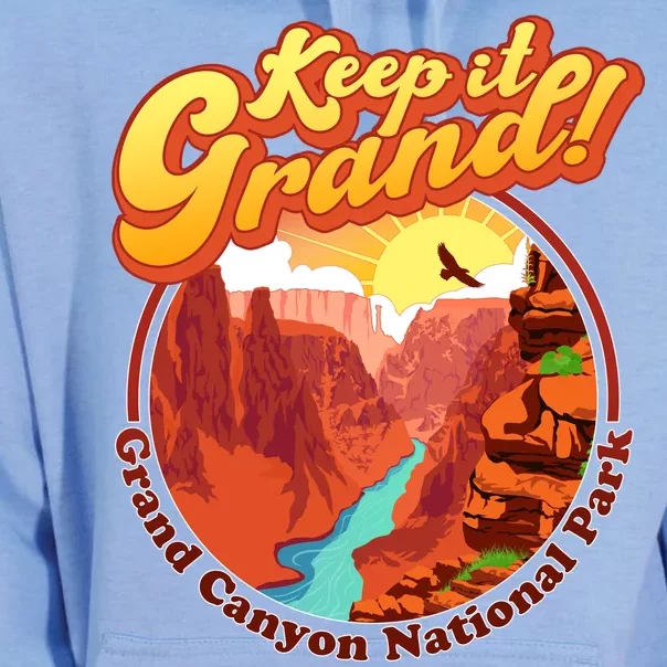 Keep It Grand! Great Canyon National Park Unisex Surf Hoodie