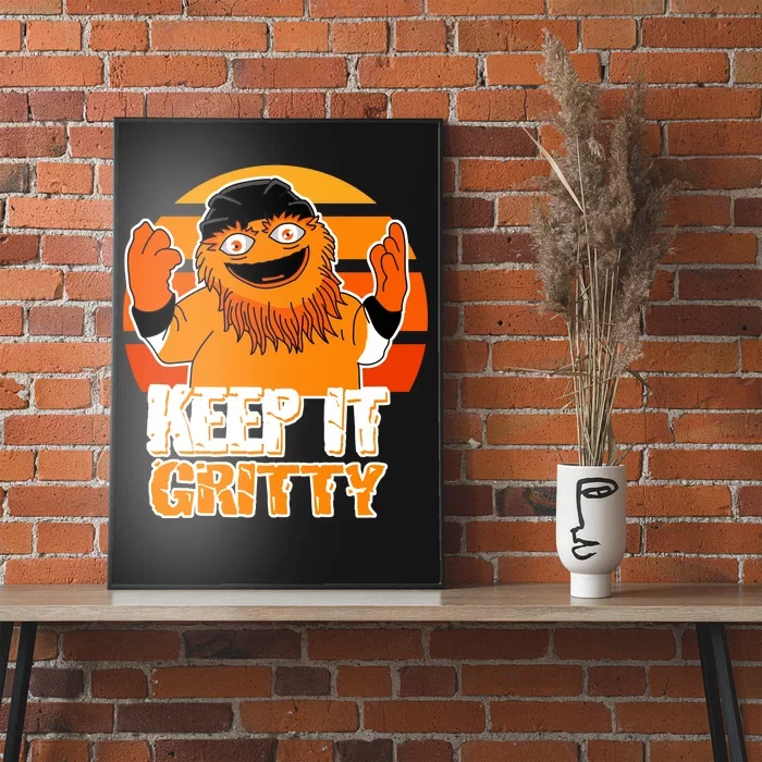 High quality art print of Philadelphia’s favorite orange mascot gritty  perfect for your flyers and gritty fan