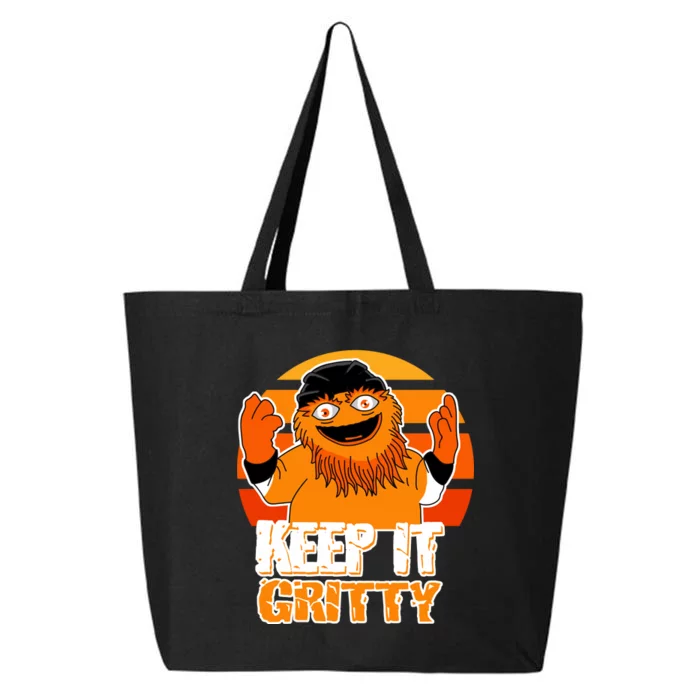 Keep It Gritty Retro Hockey Mascot 25L Jumbo Tote