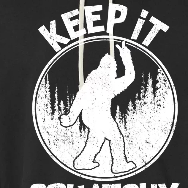 Keep It Squatchy Garment-Dyed Fleece Hoodie