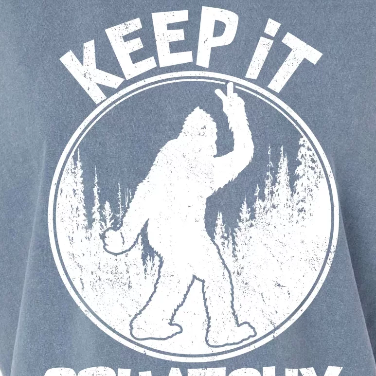 Keep It Squatchy Garment-Dyed Women's Muscle Tee