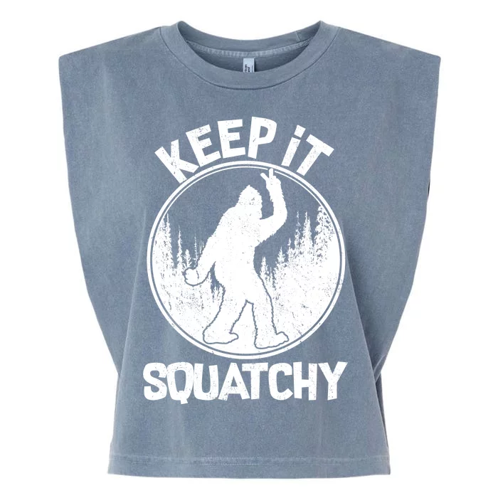 Keep It Squatchy Garment-Dyed Women's Muscle Tee