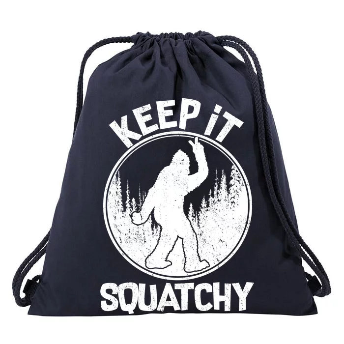 Keep It Squatchy Drawstring Bag