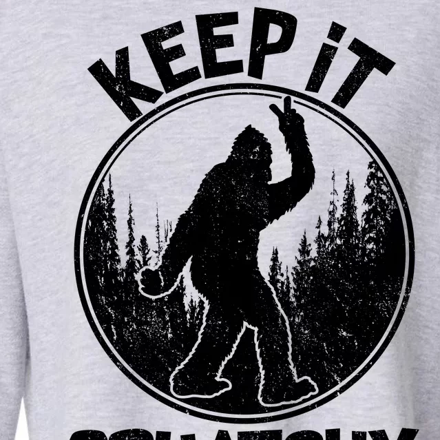 Keep It Squatchy Cropped Pullover Crew