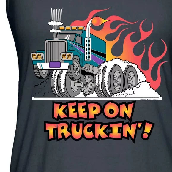 Keep on Truckin' Ladies Essential Flowy Tank