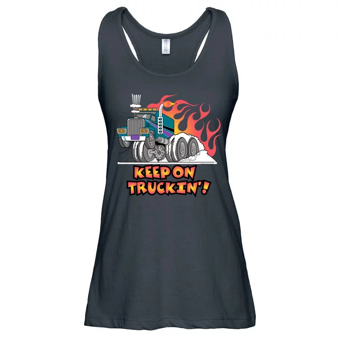 Keep on Truckin' Ladies Essential Flowy Tank