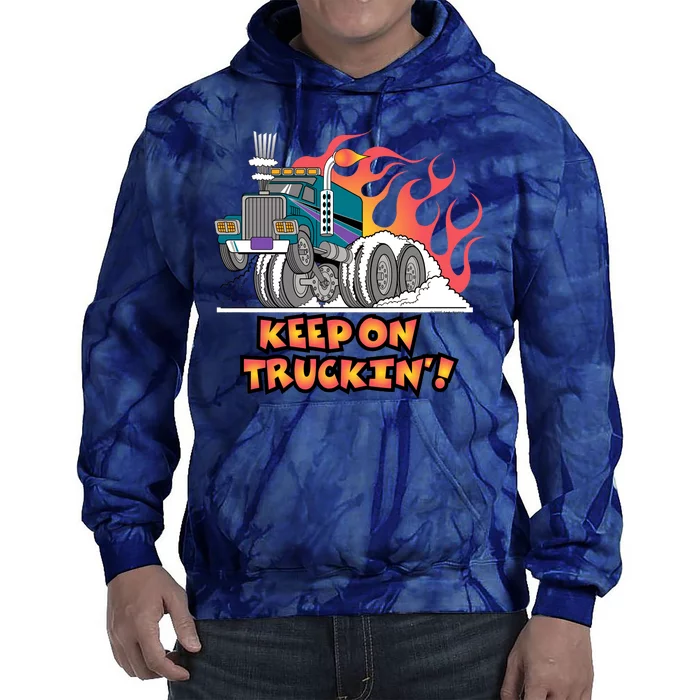 Keep on Truckin' Tie Dye Hoodie