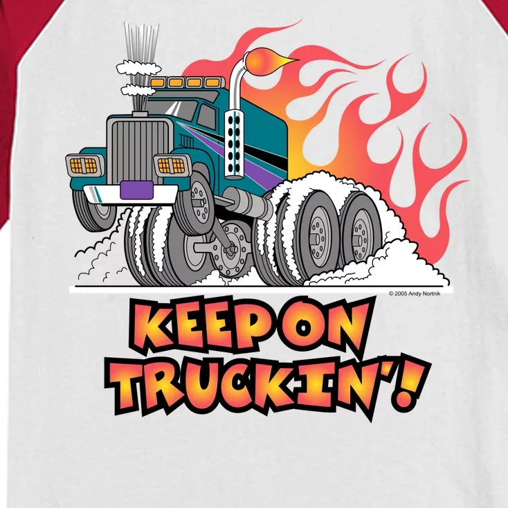 Keep on Truckin' Kids Colorblock Raglan Jersey