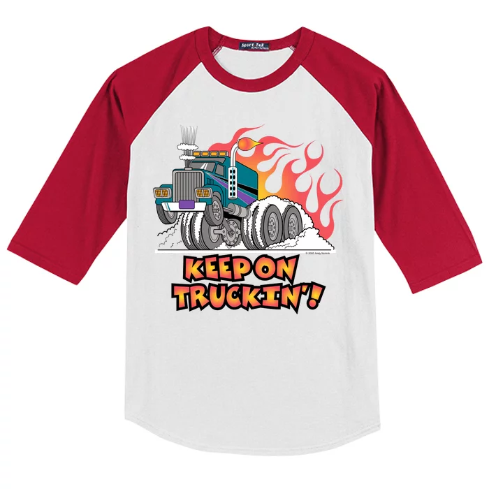 Keep on Truckin' Kids Colorblock Raglan Jersey