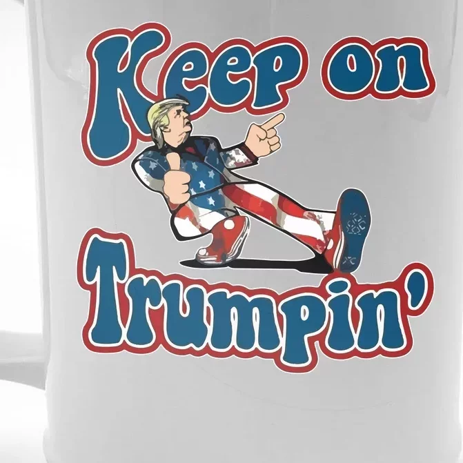 Keep On Trumpin' Pro Trump Front & Back Beer Stein