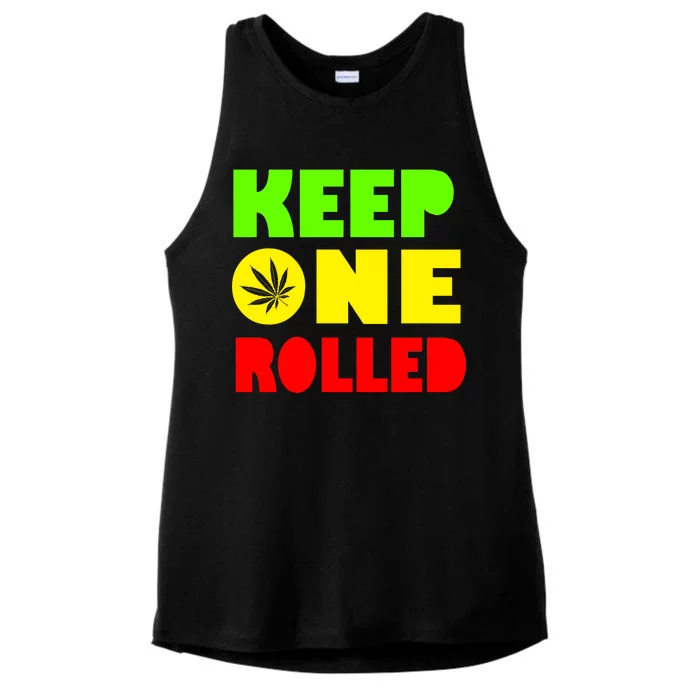 Keep One Rolled Ladies Tri-Blend Wicking Tank