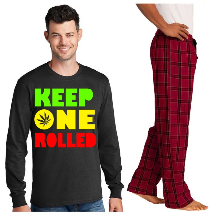 Keep One Rolled Long Sleeve Pajama Set