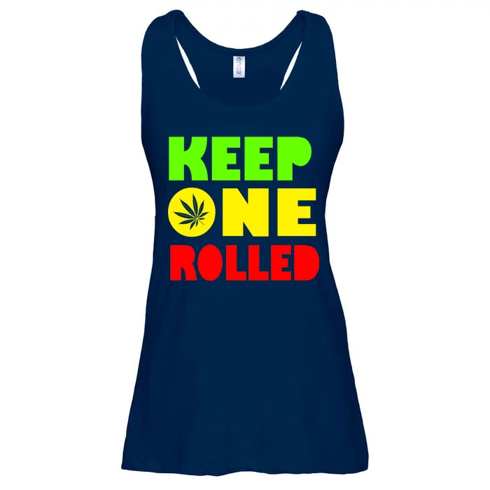 Keep One Rolled Ladies Essential Flowy Tank