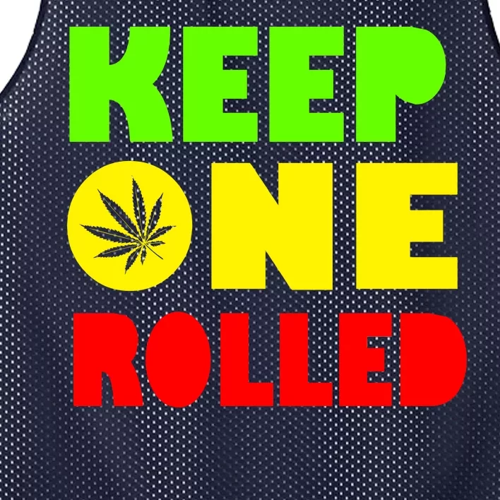 Keep One Rolled Mesh Reversible Basketball Jersey Tank