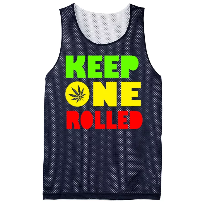 Keep One Rolled Mesh Reversible Basketball Jersey Tank