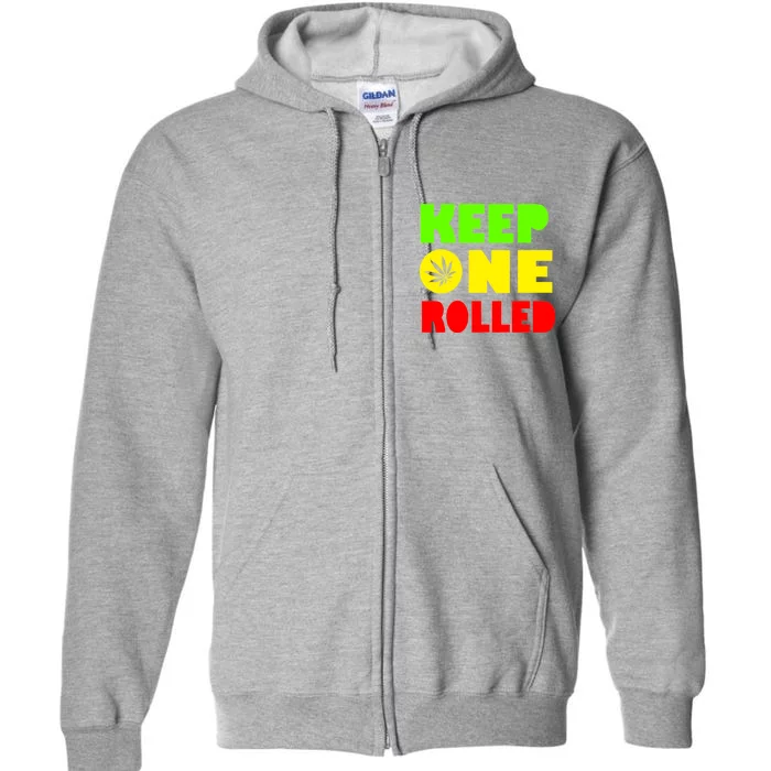 Keep One Rolled Full Zip Hoodie