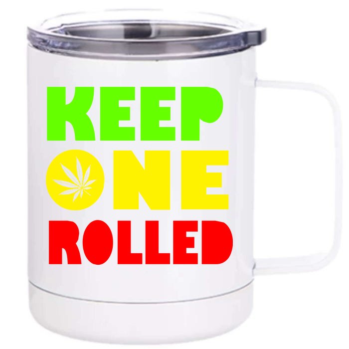 Keep One Rolled Front & Back 12oz Stainless Steel Tumbler Cup