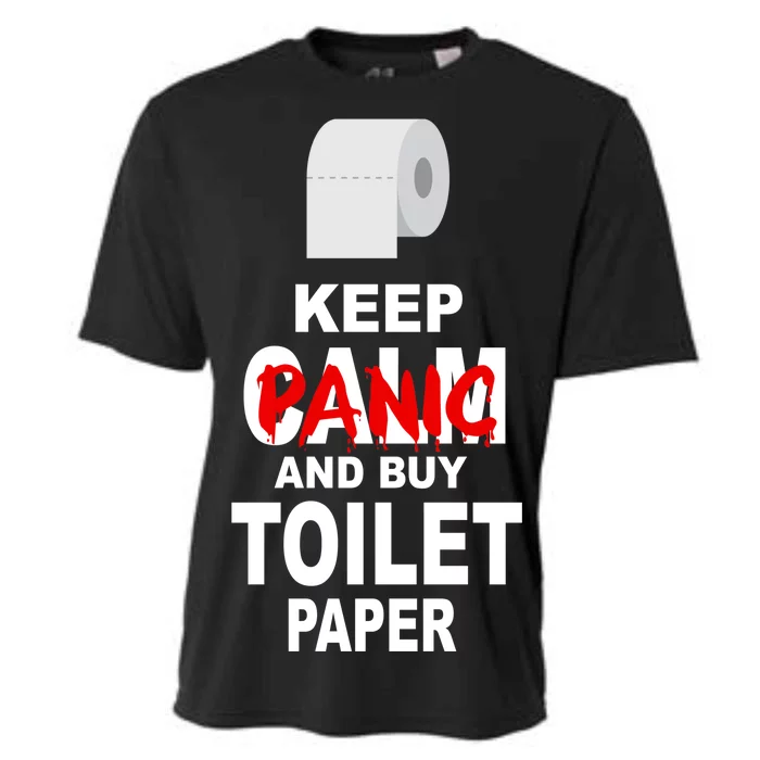 Keep Panic And Buy Toilet Paper Cooling Performance Crew T-Shirt