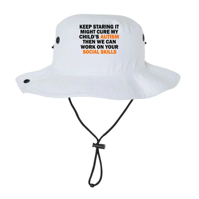 Keep Staring It Might Cure Autism Legacy Cool Fit Booney Bucket Hat