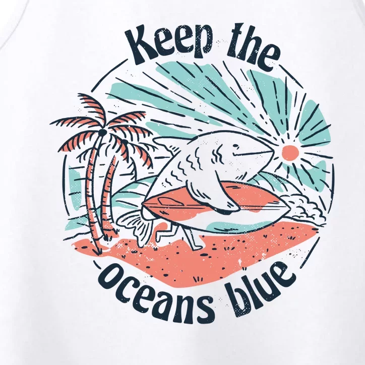 Keep The Ocean Blue Performance Tank