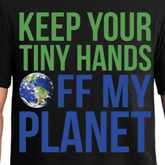 Keep Your Tiny Hads Off My Planet Earth Photo Pajama Set