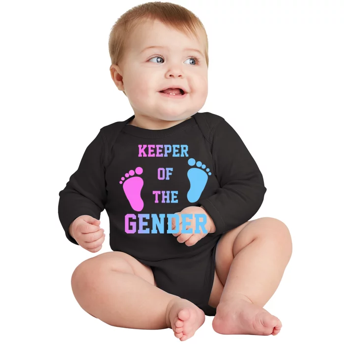 Keeper Of The Gender Baby Long Sleeve Bodysuit