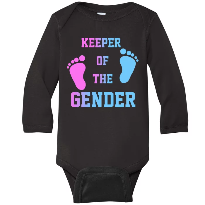 Keeper Of The Gender Baby Long Sleeve Bodysuit