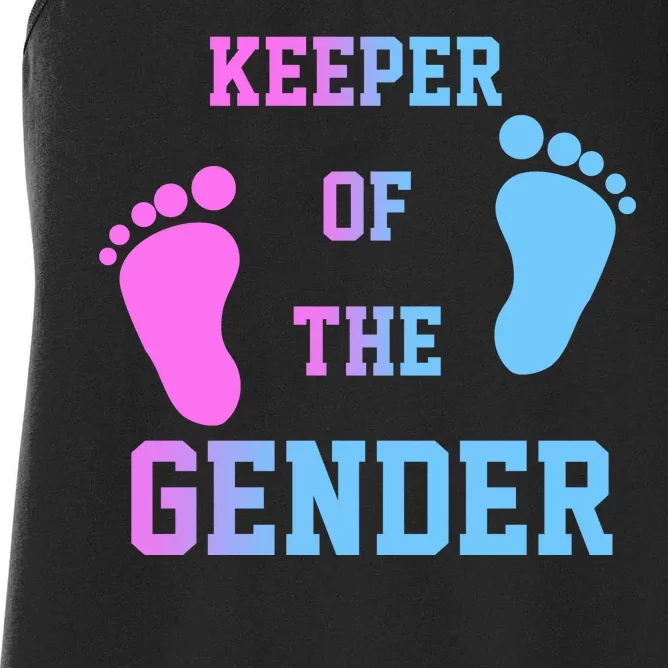 Keeper Of The Gender Women's Racerback Tank