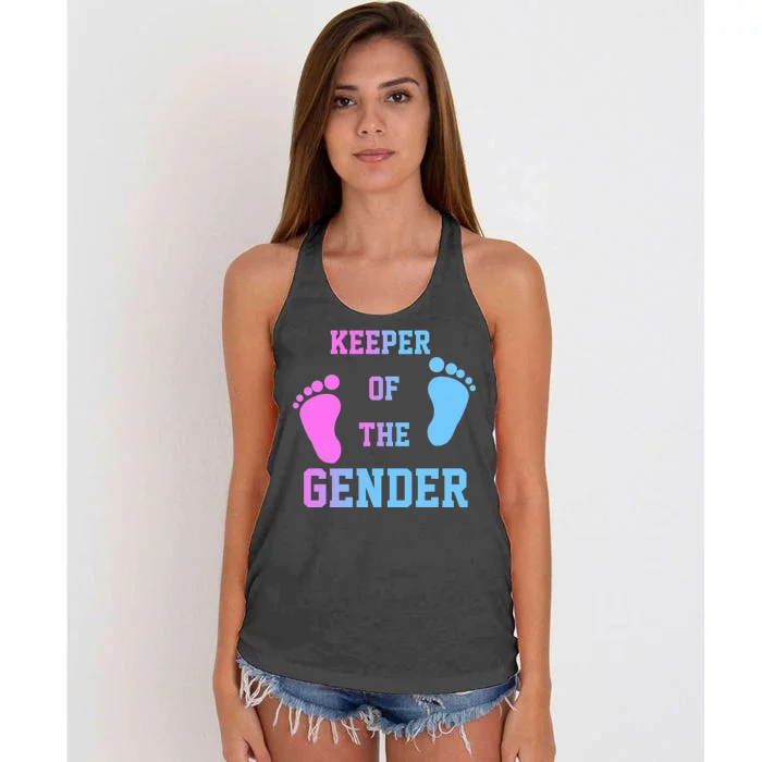 Keeper Of The Gender Women's Knotted Racerback Tank