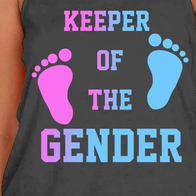 Keeper Of The Gender Women's Knotted Racerback Tank