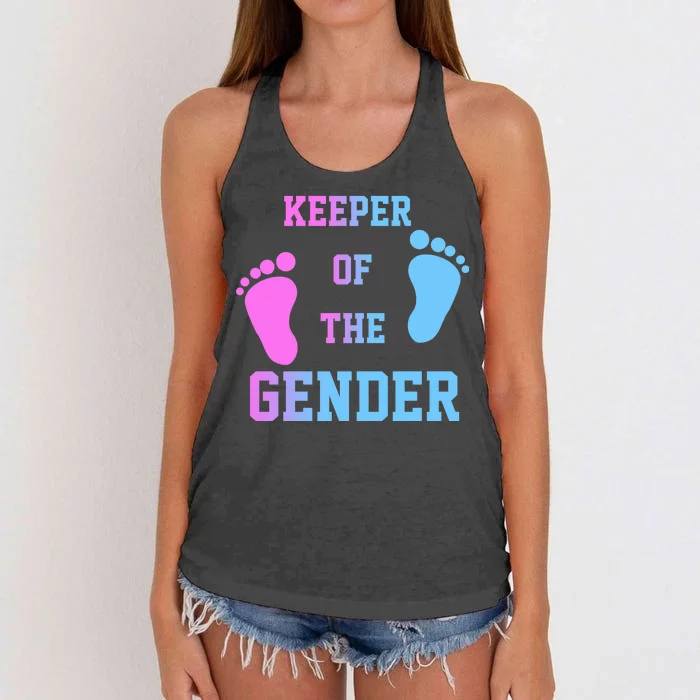 Keeper Of The Gender Women's Knotted Racerback Tank