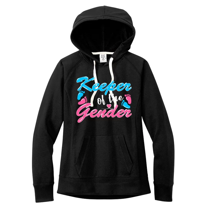 Keeper Of The Gender Baby Reveal Party Women's Fleece Hoodie