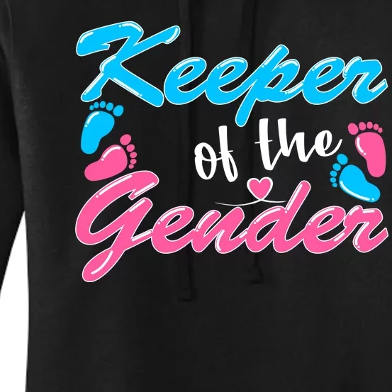 Keeper Of The Gender Baby Reveal Party Women's Pullover Hoodie