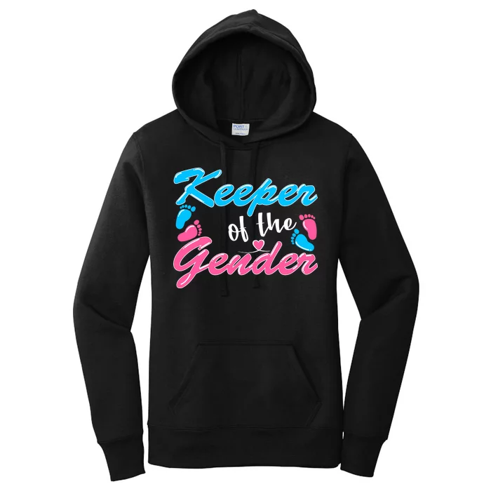 Keeper Of The Gender Baby Reveal Party Women's Pullover Hoodie