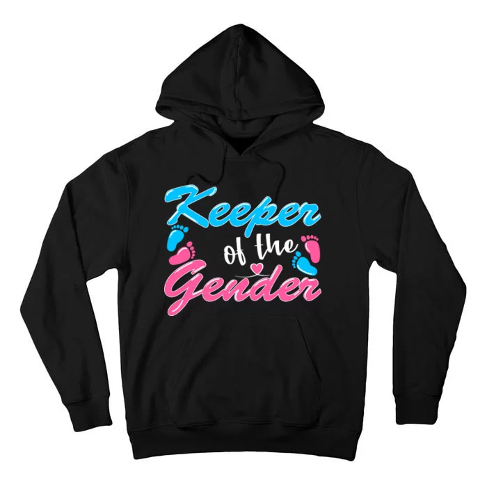 Keeper Of The Gender Baby Reveal Party Tall Hoodie