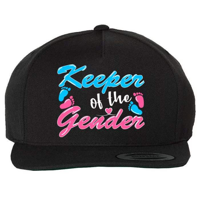 Keeper Of The Gender Baby Reveal Party Wool Snapback Cap