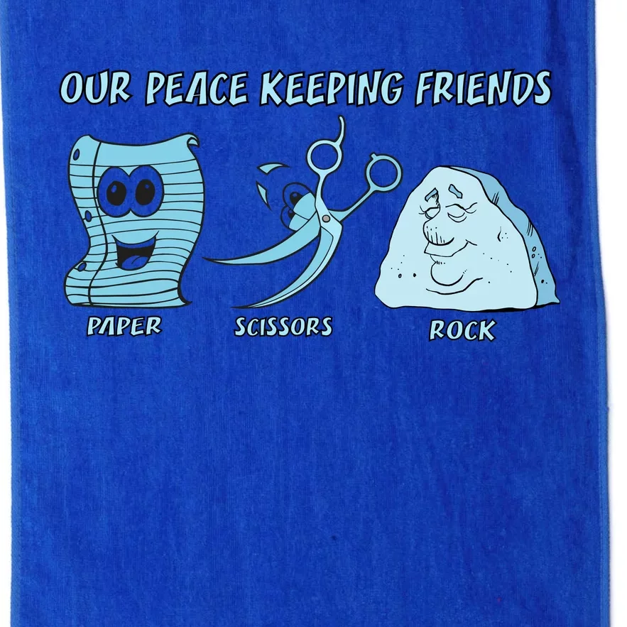 Keeping Friends Scissors Paper Rock Platinum Collection Golf Towel