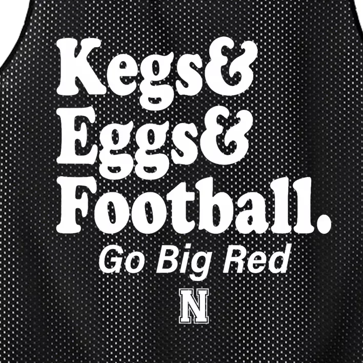 Kegs Eggs & Football Funny Red Mesh Reversible Basketball Jersey Tank