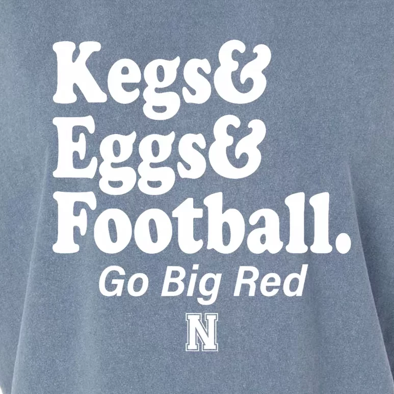 Kegs Eggs & Football Funny Red Garment-Dyed Women's Muscle Tee