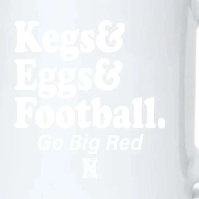 Kegs Eggs & Football Funny Red Black Color Changing Mug