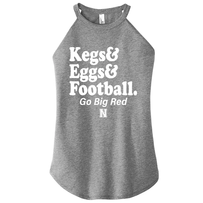 Kegs Eggs & Football Funny Red Women’s Perfect Tri Rocker Tank