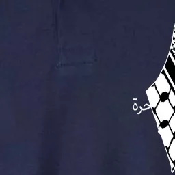 Keffiyeh Scarf Palestine Map Arabic Free Palestine Softstyle Adult Sport Polo