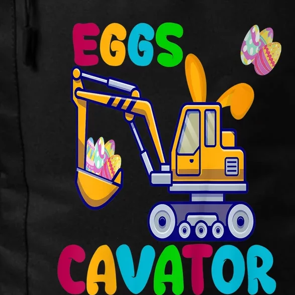 kid EggsCavator Happy Easter Funny Excavator Hunting Egg kid Daily Commute Backpack