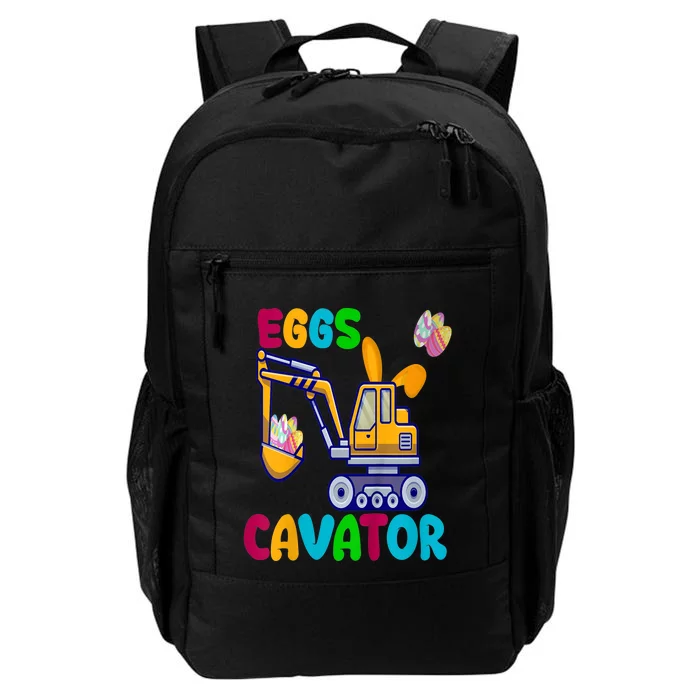 kid EggsCavator Happy Easter Funny Excavator Hunting Egg kid Daily Commute Backpack