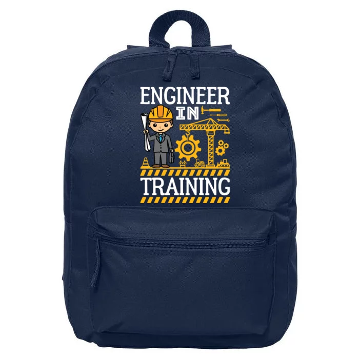 Kids Engineer In Training Future Engineer Boy 16 in Basic Backpack