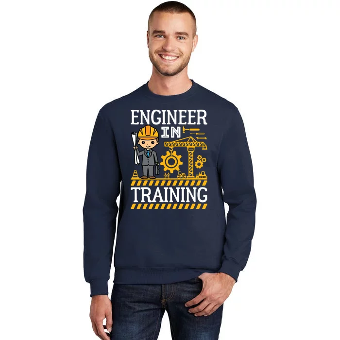 Kids Engineer In Training Future Engineer Boy Tall Sweatshirt