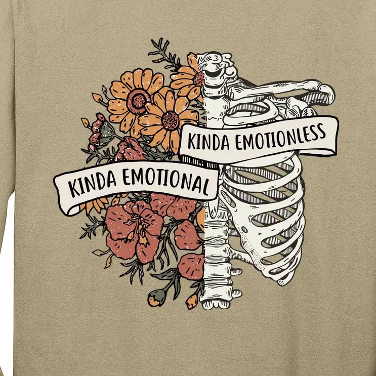 Kinda Emotional Kinda Emotionless Long Sleeve Shirt