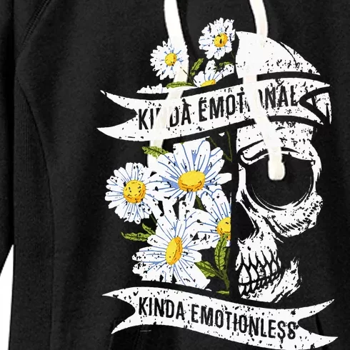 Kinda Emotional Kinda Emotionless Mental Health Women's Fleece Hoodie