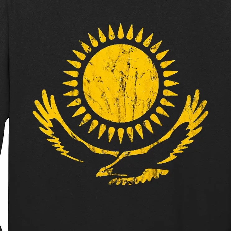 Kazakhstan Eagle Kazakh Roots Kazakhstan Crest Kazak Long Sleeve Shirt